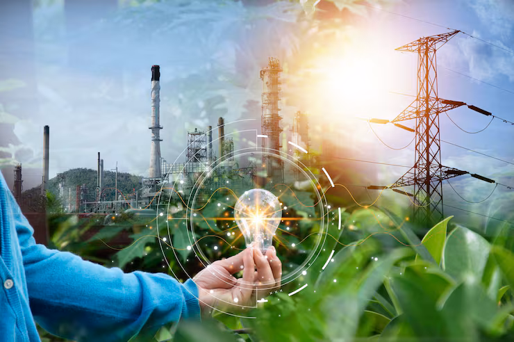 UPS power system installation close-up